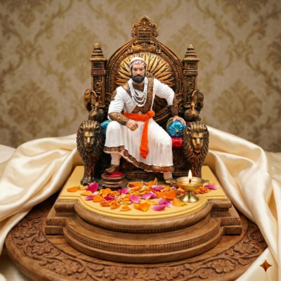 Chatrapati Shivaji Maharaj Sculpture Multicolour