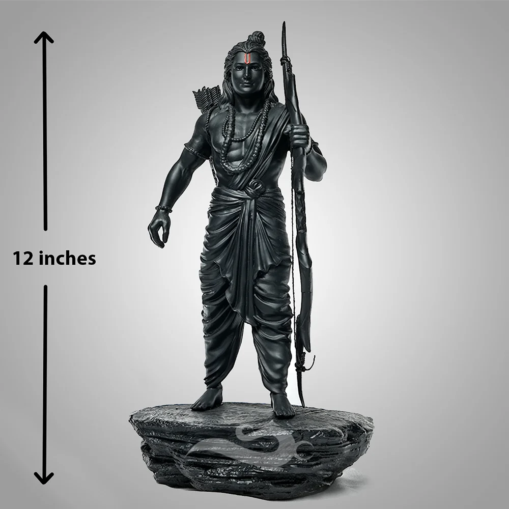 Handcrafted Shree Ram sculpture for spiritual home decor