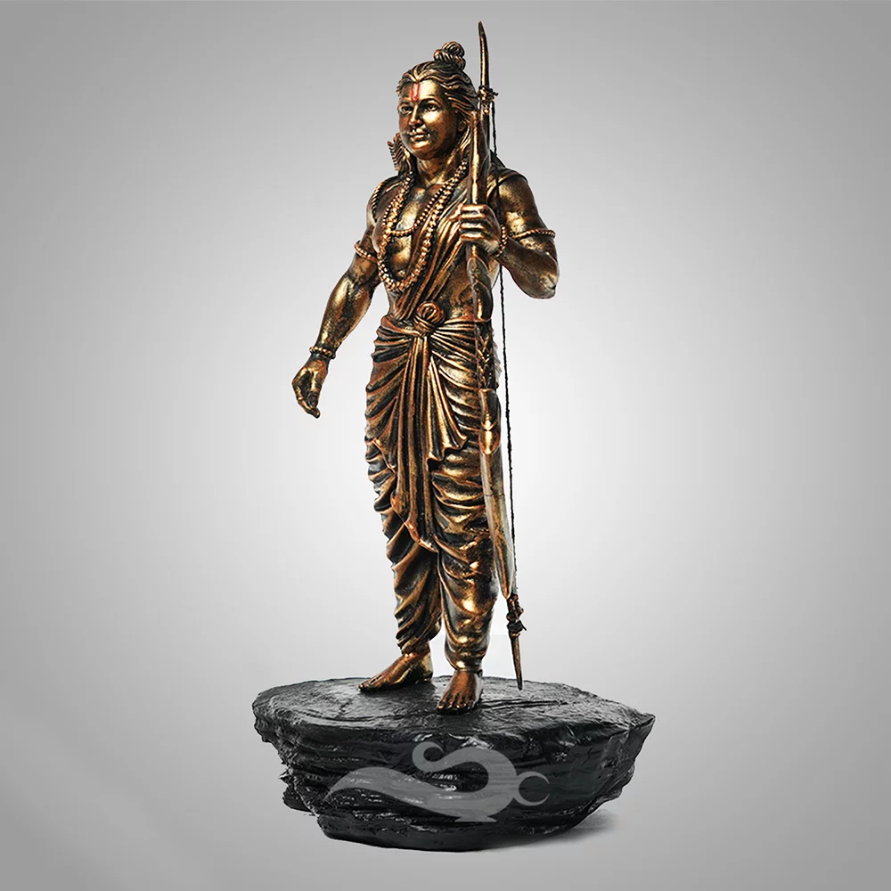 Handcrafted Shree Ram sculpture for spiritual home decor
