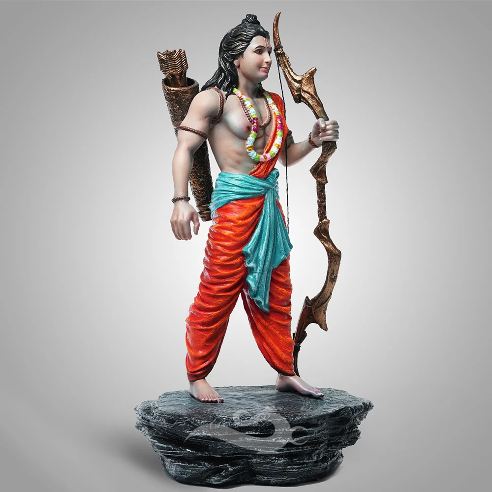 Handcrafted Shree Ram sculpture for spiritual home decor