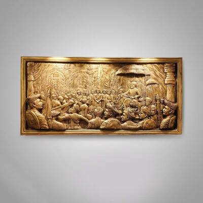 Chatrapati Shivaji Maharaj Rajaybhishekh 3D Wall Mural