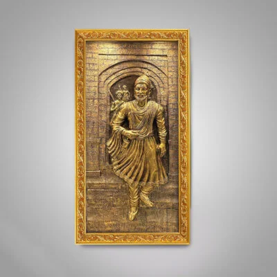 Standing Chatrapati Shivaji Maharaj Raigad Pose Wall Mural