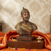 Chatrapati Shivaji maharaj sculpture (half body) - Copper