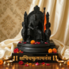 Chatrapati Shivaji Maharaj Sculpture (With Base) - Black