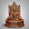 Chatrapati Shivaji Maharaj Sculpture 27 Inches - Copper