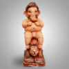 10 inches Rat Balganesha - Brown