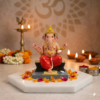5 inch Goad Ganpati - Red
