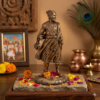 12 Inches Chhatrapati Shivaji Maharaj Statue - Copper