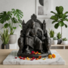 Chhatrapati Shivaji Maharaj Black & Copper Idol 4.5 Inches - Black