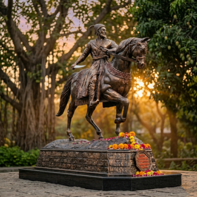 Chatrapati Shivaji Maharaj Sculpture 114 inches